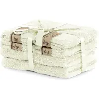 Restilo Bamby kylpypyyhesetti, 6 kpl, 70x140 cm, 50x100 cm, hiekanvärinen