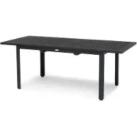 Hillerstorp Nydala Ruokapöytä 96x200/280 cm Musta