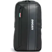 Piquadro x Ducati Crossbody-laukku 17 cm Musta