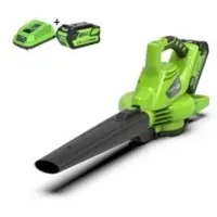 Greenworks Akku lehtipuhallin GD40BVIIK4; 40 V; 1x4,0 Ah akku
