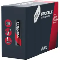 Duracell Procell Intense Power AA 1.5V alkaline batteries, 10 pieces
