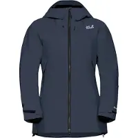 Jack Wolfskin Flowline Pro 2L Ins, hiihtotakki, naisten, tummansininen
