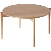 Oscarssons Möbel Tilia sohvapöytä Ø88 cm Lakattu tammi