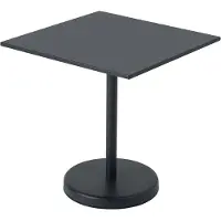 Muuto , Linear Steel Bistropöytä 70x70 cm Anthracite Black