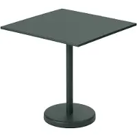 Muuto , Linear Steel Bistropöytä 70x70 cm Dark Green