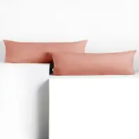 AMBER Koristeellinen tyynyliina GINTARO väri koralli tyyli klassinen tyyppi materiaali - tekstiili neulos 40x145 DecoKing