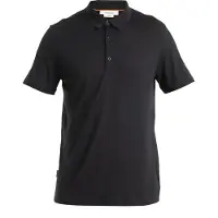 Icebreaker Men Merino 150 Tech Lite Ss Polo - Black - S