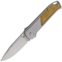 Flytanium Arcade Shark-Lock 1311 Stonewashed, Aluminum Gunmetal Ultem Inlays, pocket knife