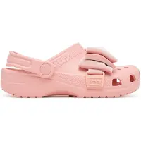Crocs Sandaalit - Classic+ Bow Tukkeutunut K - Powder Vaaleanpun - - 33/34 - Sandaalit