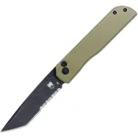 Cobratec Knives Prowler Button Lock Tant OD PS