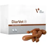 Vet Expert Diarvet Pieni rotu - lisäravinteet koirille ja kissoille - 30 tablettia