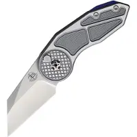 Begg Knives Micro Burst Button Lock Gray
