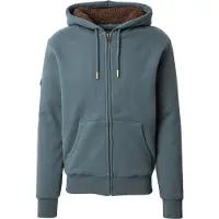 Superdry Borg Lined Kokovetoketjullinen Collegepaita