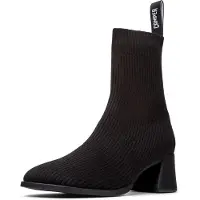 Camper for woman. K400800-001 Ankle boots Kora black (39), 5 to 8 cm, None, Casual