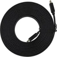 Deltaco HDMI-kaapeli, 48G, 5 m, musta, litteä
