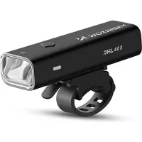 Wozinsky WSBLB2 etu- (400 lm) ja takavalosarja USB-C pyörävalo - musta