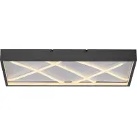 JUST LIGHT Led Mikado, himmennettävä, Musta, Olohuone/ruokailutila, Metalli, Moderni