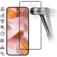 Mtp Products Google Pixel 10 Koko Peittävä Panssarilasi - 9H - Musta Reuna