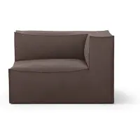 Ferm Living , Catena Sofa Armrest Right S401 - Hot Madison - Brown