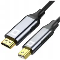 CO2 MINI DISPLAYPORT HDMI 2.1 -KAAPELI MINI DP HD 240HZ 8K 60HZ HDR 3M