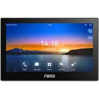 Fanvil I504W, Langallinen, 17,8 cm (7"), LCD, 1024 x 600 pikseliä, 2 W, Musta