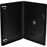 MediaRange BOX30, DVD-kotelo, 1 levyt, Musta, Muovi, 120 mm, RoHS