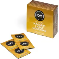 Exs Magnum Large - Kondomi 48 kpl, isokokoinen, sileä, liukuvoiteella, lateksinen