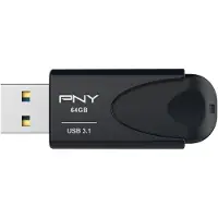 PNY Attaché 4 USB 3.1 64 Gt -muistitikku, musta