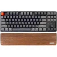 Keychron K8 -rannetuki, Walnut Wood, 358 x 80 x 15 mm