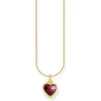 Thomas Sabo Red Zirconia 18-karaatin kullattu sydänkaulakoru KE2268-414-10-L45V