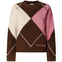 Pepe Jeans for woman. PL7000037 Cecily jumper brown (S), Casual, Acrylic