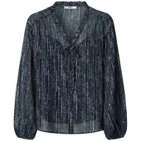 Pepe Jeans for woman. PL3051281 Mey blouse blue (L), Casual, Viscose, Long sleeve
