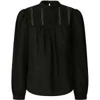 Pepe Jeans for woman. PL3051278 Pipy black blouse (M), Casual, Viscose, Long sleeve