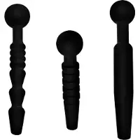 Master Series Dark Rods Penisplugisetti - Black