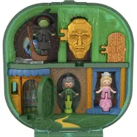 Polly Pocket Micro Dolls And Playset, Collector Wicked Compact With Hat And Bubble Accessories - Green - ONE SIZE