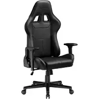 Dutzo E-SPORTS Pelituoli - Musta - PU Nahka - Jopa 120 kg
