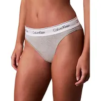 Calvin Klein High Leg Tanga - Grey - S