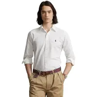 Ralph Lauren Custom Fit Garment-Dyed Oxford Shirt - White - L