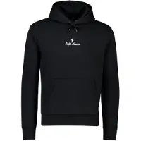 Ralph Lauren Logo Double-Knit Hoodie - Black - S