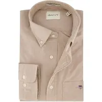 Gant for man. 3000200 Oxford Shirt Regular Fit beige (XXL), Casual, Cotton, Long sleeve