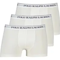 Ralph Lauren for man. 714835885001 Set of 3 white stretch cotton boxer shorts (S), Homewear