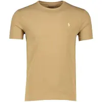 Ralph Lauren for man. 710671438329 Custom Slim Fit Knit T-shirt brown (XL), Casual, Cotton, Short sleeve
