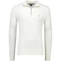 Tommy Hilfiger Pima Org Ctn Cashmere Zip Mock - Cream - XXL