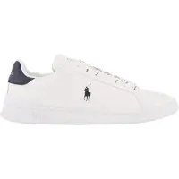 Ralph Lauren Heritage Court Ii Nappa Leather Sneaker - White - 46