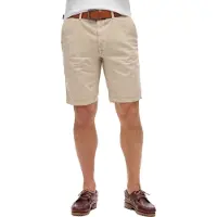 Superdry for man. M7110397A Officer beige chino shorts (34), Casual, Cotton
