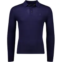 Ralph Lauren Washable Wool Polo-Collar Sweater - Navy - XXL