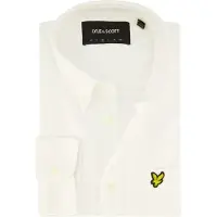 Lyle & Scott Plain Oxford Shirt - White - L