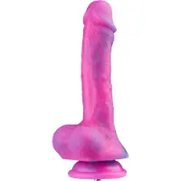 Hismith Premium Purple KlicLok Dildo Pieni - Pink
