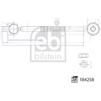 FEBI BILSTEIN Raidetangon pää, suora 184258