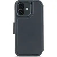 Decoded Leather Detachable Wallet Case w/MagSafe iPhone 17 - Navy Shadow